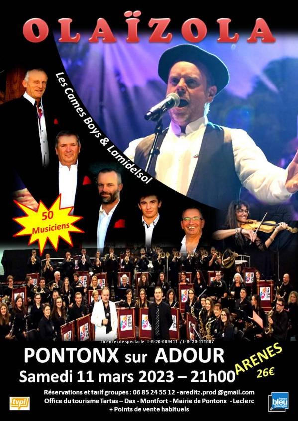 Affiche olaizola pontonx 2023
