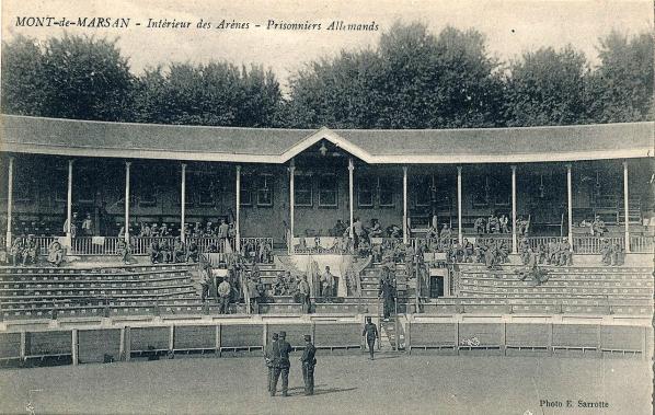 Mont de Marsan guerre 14-18 prisonniers allemands