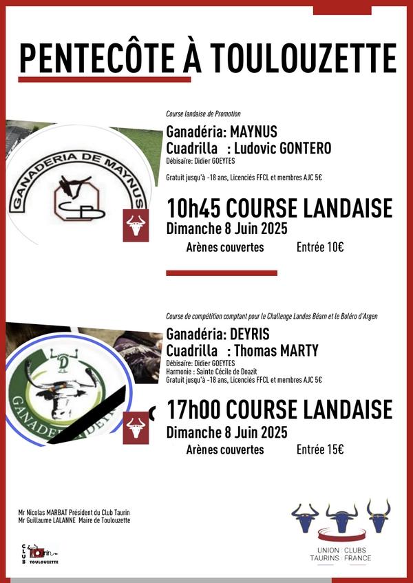 Toulouzette course landaise